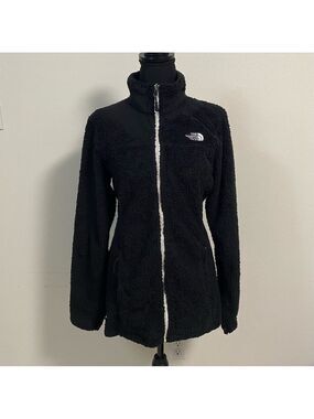 The North Face Jacket Women's Medium Black Osito Shaggy Fleece Full Zip Jacket